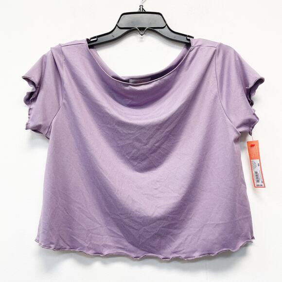 Colsie Women's NWT XS Lavender Purple T-Shirt Short Sleeve - Picture 1 of 5